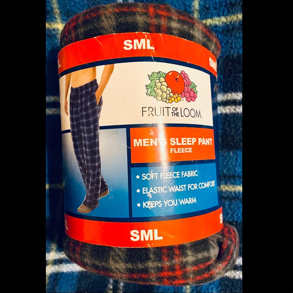 Fruit of the Loom Mens Sleep Pants Size SM